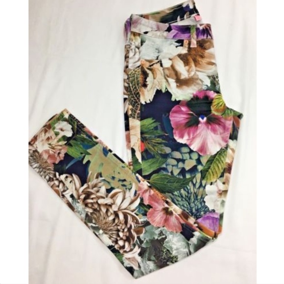 ted baker floral jeans